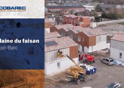 Film : travaux de bardage bois à la Plaine du Faisan